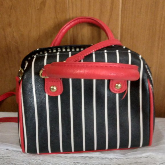 Mini Crossbody Satchel Pom Pom Purse - Picture 4 of 5